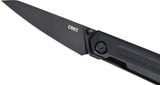 CRKT 2670 Straight Framelock Knife For EDC Enthusiasts With Premium D2 Wharncliffe Blade And G10 Handle by CRKT