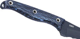 CRKT Clever Girl Fixed Blade Knife Blue G10 Handle 10in Overall Rugged Serrated SK5 Tactical Outdoor Survival by CRKT