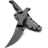 CRKT Clever Girl Fixed Blade Knife 2709 with SK5 Steel 4.5 Inch Blade Lanyard Hole MOLLE Sheath for Outdoor Survivalists by CRKT