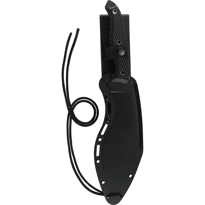 CRKT Clever Girl Kukri 2710 Survival Knife For Bushcraft Enthusiasts With Black SK5 Blade G10 Handle Extended Tang by CRKT