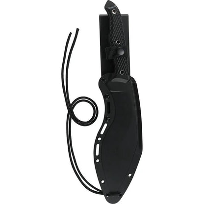 CRKT Clever Girl Kukri 2710 Survival Knife For Bushcraft Enthusiasts With Black SK5 Blade G10 Handle Extended Tang by CRKT
