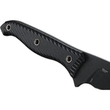 CRKT Clever Girl Kukri 2710 Survival Knife For Bushcraft Enthusiasts With Black SK5 Blade G10 Handle Extended Tang by CRKT