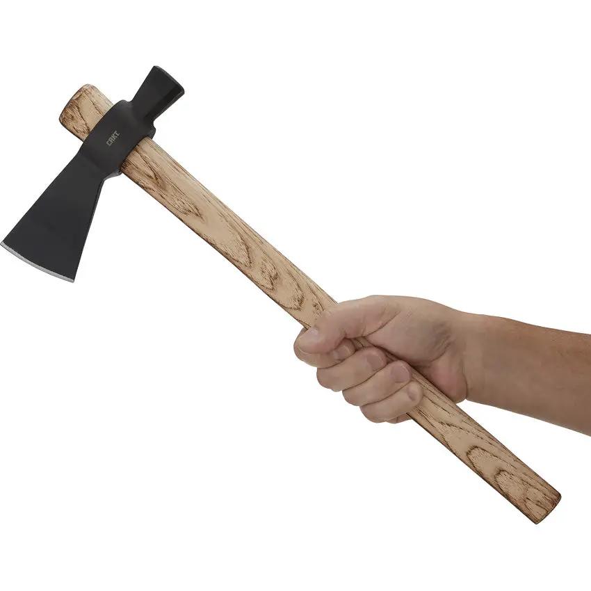CRKT Chogan Hammer 2724 Axe For Outdoorsmen Hammer End 17.88 Inch Hickory Handle 1055HC Steel by CRKT