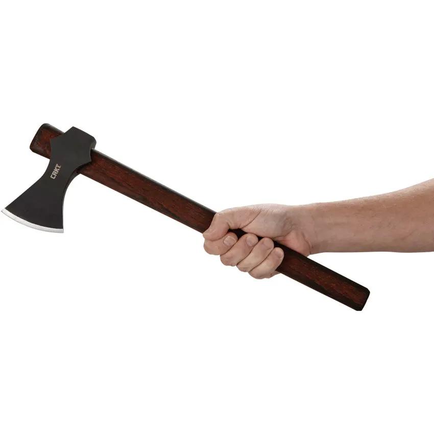 CRKT Freya Axe 19 Inch Bushcraft Axe With 1055HC Steel Head And Black Phosphate Finish by CRKT