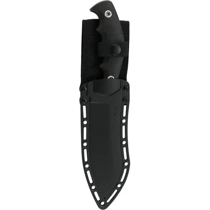 CRKT Catchall Fixed Blade Knife For Outdoor Enthusiasts 8Cr13MoV Satin Blade Full Tang Black GRN Handle by CRKT