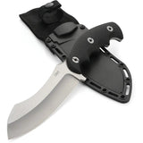 CRKT Catchall Fixed Blade Knife For Outdoor Enthusiasts 8Cr13MoV Satin Blade Full Tang Black GRN Handle by CRKT