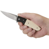 CRKT Curfew Linerlock Assisted Opening Knife White Satin 8Cr13MoV EDC Enthusiasts by CRKT