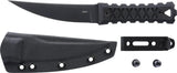 CRKT HZ4 Fixed Blade Knife James Williams Edition For Outdoor Enthusiasts Full Tang SK5 Black Blade G10 by CRKT