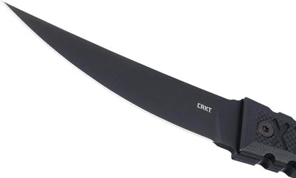 CRKT HZ4 Fixed Blade Knife James Williams Edition For Outdoor Enthusiasts Full Tang SK5 Black Blade G10 by CRKT