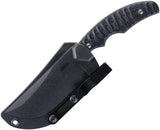 CRKT Burrower Fixed Blade Knife 3.63in D2 Tool Steel Upswept Full Tang Micarta Handle For Outdoorsmen by CRKT