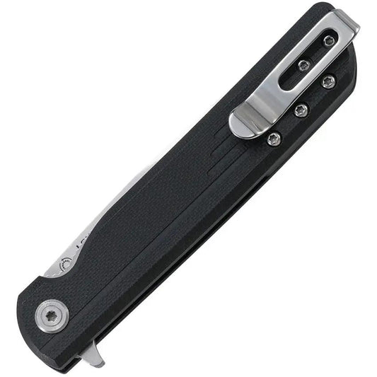 CRKT LCK Plus Linerlock Folding Knife By Matthew Lerch Black GRN Handle 3.25in Satin Blade 8Cr13MoV EDC by CRKT