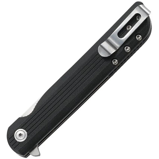 CRKT LCK Plus Linerlock Knife By Matthew Lerch, 8Cr13MoV Satin Blade, Black GRN Handle, EDC Ready by CRKT