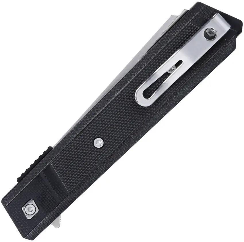 CRKT Zephyr Linerlock Black 3840 EDC Knife with D2 Tool Steel Blade and G10 Handle, Premium for EDC Enthusiasts by CRKT