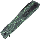 CRKT Zephyr Linerlock Knife Green 3850G With TiNi Coated 14C28N Sandvik Blade For EDC Enthusiasts by CRKT