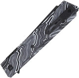 CRKT Zephyr Linerlock Knife With Black TiNi Coated 14C28N Sandvik Blade Black White G10 For EDC Enthusiasts by CRKT