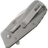 CRKT Razelcliffe Compact Framelock 4021G EDC Knife with 2.13in Blade Stonewashed 8Cr13MoV Black G10 by CRKT