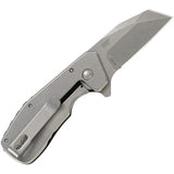 CRKT Razelcliffe Compact Framelock 4021G EDC Knife with 2.13in Blade Stonewashed 8Cr13MoV Black G10 by CRKT
