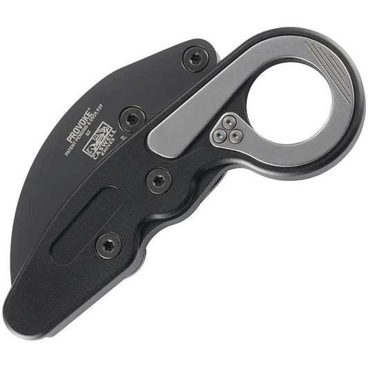 CRKT Provoke Kinematic 4040V Knife For First Responders Fast Deploy D2 Serrated TiNi Coated by CRKT