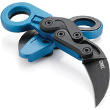 CRKT Provoke Kinematic Blue 4041B Folding Knife With 2.5 Inch Black Stonewash Blade For EDC Enthusiasts by CRKT