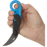 CRKT Provoke Kinematic Blue 4041B Folding Knife With 2.5 Inch Black Stonewash Blade For EDC Enthusiasts by CRKT