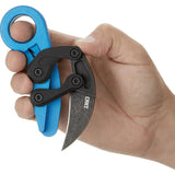 CRKT Provoke Kinematic Blue 4041B Folding Knife With 2.5 Inch Black Stonewash Blade For EDC Enthusiasts by CRKT