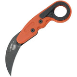 CRKT Provoke Kinematic Premium Orange Knife For EDC Enthusiasts Finger Ring 5 Inch Closed by CRKT