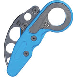 CRKT Provoke Kinematic Trainer 4041T Unsharpened 2.5Inch Blade 5Inch Closed Knife Blue Grivory Handle for Trainers by CRKT