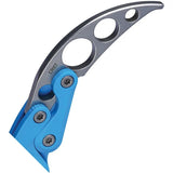 CRKT Provoke Kinematic Trainer 4041T Unsharpened 2.5Inch Blade 5Inch Closed Knife Blue Grivory Handle for Trainers by CRKT