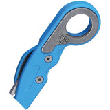 CRKT Provoke Kinematic Trainer 4041T Unsharpened 2.5Inch Blade 5Inch Closed Knife Blue Grivory Handle for Trainers by CRKT