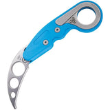 CRKT Provoke Kinematic Trainer 4041T Unsharpened 2.5Inch Blade 5Inch Closed Knife Blue Grivory Handle for Trainers by CRKT