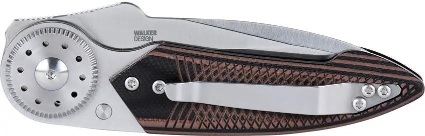 CRKT Walker Blade Lock 4200 EDC Knife With Secure Positive Lock Satin Blade G10 Handle by CRKT