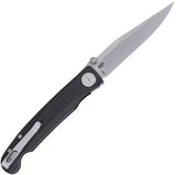 CRKT Fidus Linerlock EDC Knife With 12C27 Sandvik Blade Stonewashed Finish Compact 4 Inch Closed by CRKT