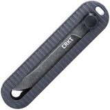 CRKT Katana X Manual OTF Knife For EDC Enthusiasts 3 Inch Closed 2 Inch Black Stonewash Stainless Blade by CRKT