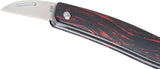 CRKT Forebear Slip Joint Knife Black Red G10 Handle Dual Wharncliffe Blades for EDC Enthusiasts by CRKT