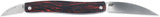 CRKT Forebear Slip Joint Knife Black Red G10 Handle Dual Wharncliffe Blades for EDC Enthusiasts by CRKT