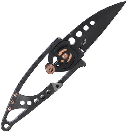 CRKT Snap-Lock 5102NK EDC Knife With 180 Degree Swing Open And Thumb Wheel Deployment by CRKT