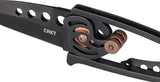 CRKT Snap-Lock 5102NK EDC Knife With 180 Degree Swing Open And Thumb Wheel Deployment by CRKT