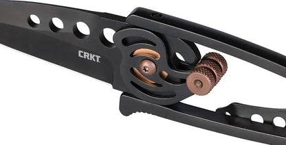 CRKT Snap-Lock 5102NK EDC Knife With 180 Degree Swing Open And Thumb Wheel Deployment by CRKT
