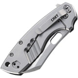 CRKT Large Pilar Framelock Knife G10 Handle 4In Closed 2.63In Satin 8Cr14MoV Blade by Jesper Voxnaes for EDC by CRKT