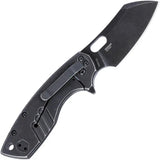 CRKT Pilar Large Framelock Folding Knife 8Cr13MoV Blade with Black Stonewash Handle for Everyday Carry Fans by CRKT