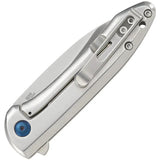 CRKT Delineation Framelock Assisted Opening EDC Knife Designed by Eric Ochs with Satin 8Cr13MoV Blade by CRKT