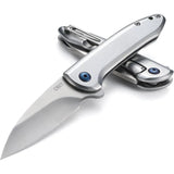 CRKT Delineation Framelock Assisted Opening EDC Knife Designed by Eric Ochs with Satin 8Cr13MoV Blade by CRKT