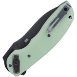 CRKT Bot Deadbolt Assisted Opening Knife by Flavio Ikoma for EDC Enthusiasts Jade G10 Handle by CRKT