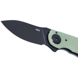 CRKT Bot Deadbolt Assisted Opening Knife by Flavio Ikoma for EDC Enthusiasts Jade G10 Handle by CRKT