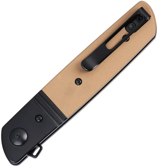 CRKT Bamboozled Assisted Opening Liner Lock Knife 3.38in D2 Blade Tan G10 EDC Ready by CRKT