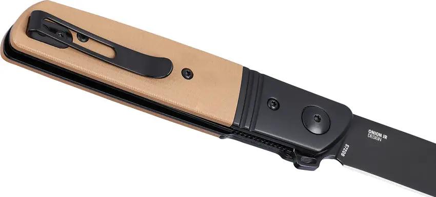 CRKT Bamboozled Assisted Opening Liner Lock Knife 3.38in D2 Blade Tan G10 EDC Ready by CRKT