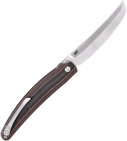 CRKT Ancestor Linerlock Folding Knife With D2 Satin Tanto Blade 3.63in G10 Handle For EDC by CRKT