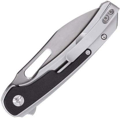 CRKT Padawan Framelock Knife Black 6075 Satin 14C28N Blade Extended Tang 3In Blade EDC Enthusiasts by CRKT