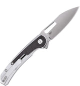 CRKT Padawan Framelock Knife Black 6075 Satin 14C28N Blade Extended Tang 3In Blade EDC Enthusiasts by CRKT