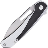 CRKT Padawan Framelock Knife Black 6075 Satin 14C28N Blade Extended Tang 3In Blade EDC Enthusiasts by CRKT